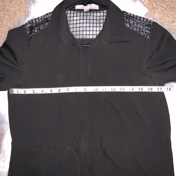 LOFT Long Sleeve Button Down Dress - Picture 5 of 8